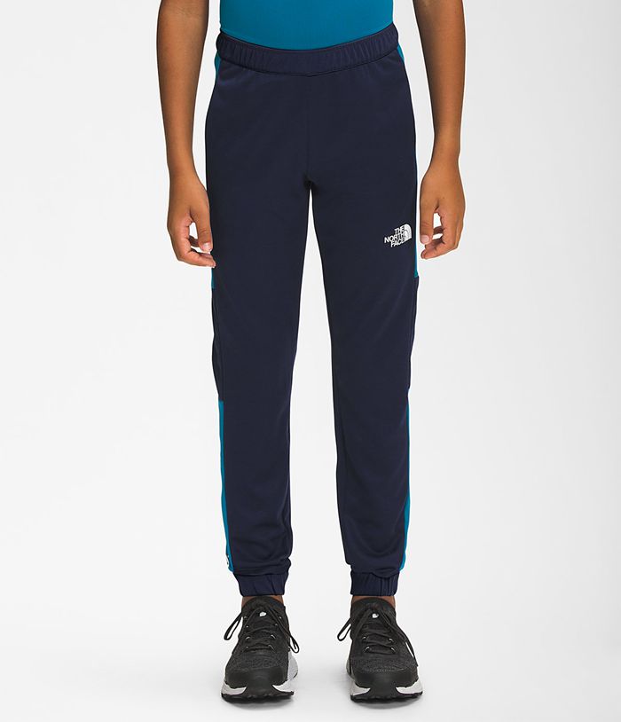 The North Face Never Stop Knit Training Pant Boys Bottoms Navy 261897-EVA